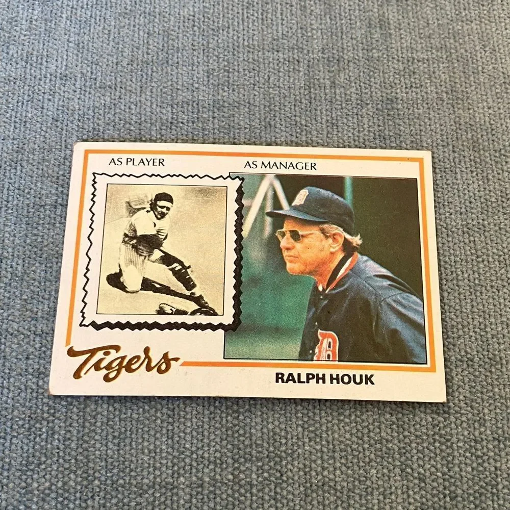 1978 Topps Detroit Tigers Baseball Card Trading Card